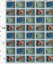 1992 29 cent Minerals full Sheet of 40, Scott #2700-2703, Mint NH