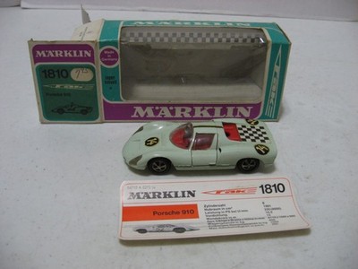 Marklin #1810 White Porsche 910 1:43 Scale Made In Germany