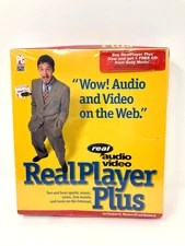 NOS Vtg Software RealPlayer Plus Audio Video Enhanced Edition 1997 Windows Mac