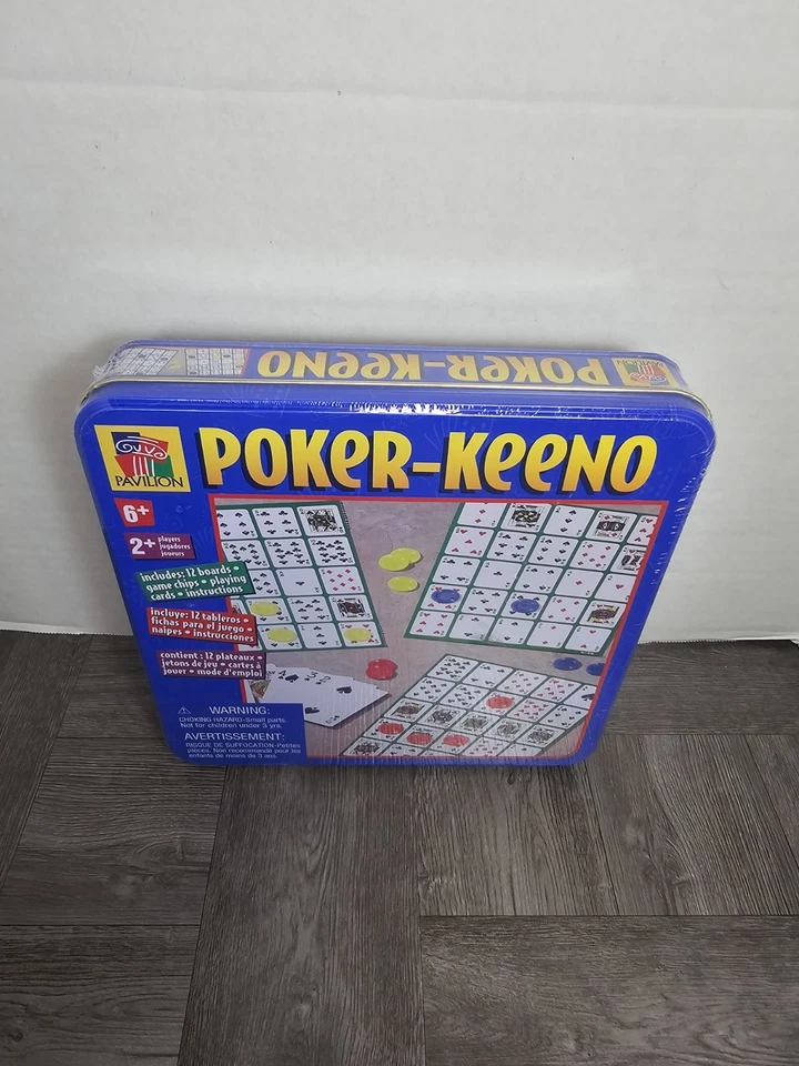 VINTAGE POKER-KEENO POKER KENO FAMILY & PARTY GAME CARDINAL 1999 NEW SEALED - Image 2 of 4