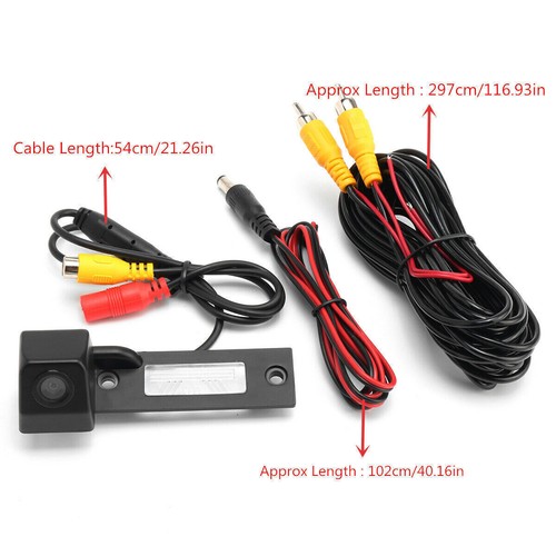 170° reversing parking camera for T5 Golf 5 Caddy Superb Passat Touran Black - Picture 6 of 11