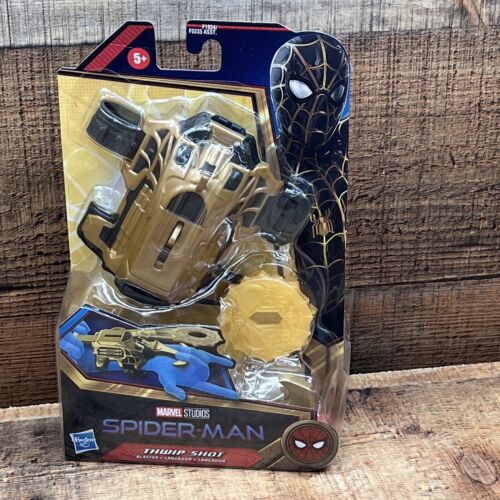 Spider-Man Marvel Thwip Shot Blaster Role Play Toy 3 Stretchy Web Projectiles