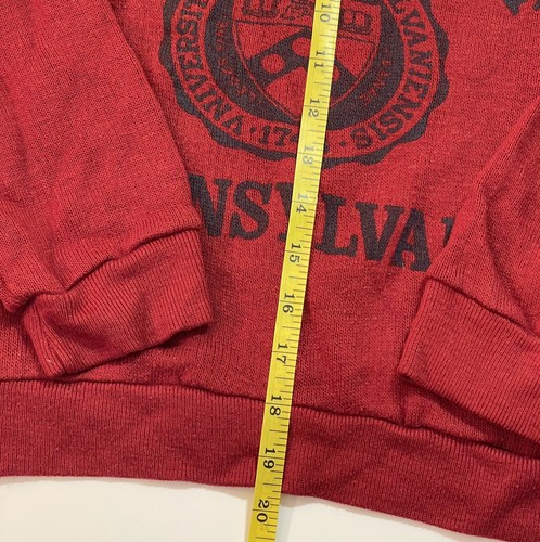 Vintage University Pennsylvania Philadelphia USA First Collage Historic Sweater - Picture 10 of 10