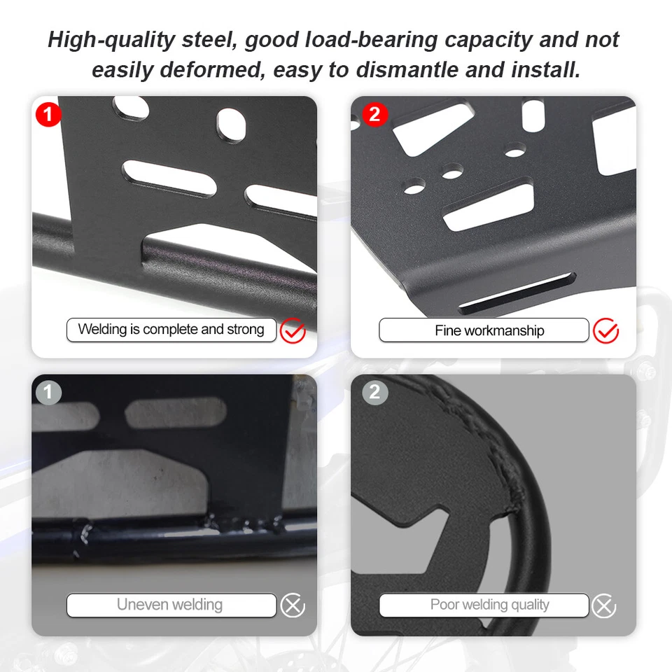 Rear Rack & Pannier Racks Kit Fit For Kawasaki KLX250/KLX250S/KLX250SF 2009-2023 - Image 4 of 4