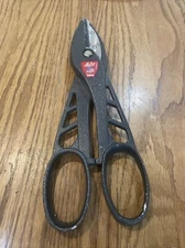 Malco 12A Tinners Snip, Straight, 12 In, Aluminum Frame, Cutlery Grade Steel USA