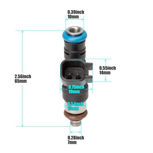 Set Fuel Injectors w/ Harness Fit For Polaris Ranger XP 800 Ranger 800 2011-2014 - Picture 3 of 21