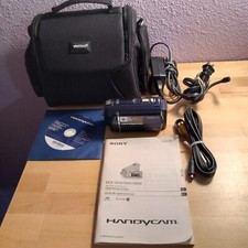 Sony Handycam Dcr-sx40 Touchscreen Internal Memory Battery Charger Manual Case