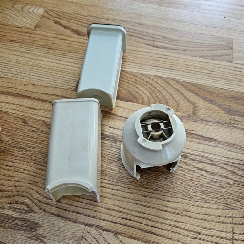 Moulinex Kitchen Model 244 Grind Shred Grate 5 Disks Works MUST READ DESCRIPTION - Picture 14 of 21