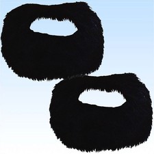2 x Bart f&uuml;r Piraten schwarz B&auml;rte Pirat Piratenkost&uuml;m Kost&uuml;maccessoire Vollbart