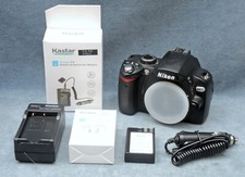 NIKON D60 10.2MB BODY ONLY WITH NEW BATTERY  CHARGER