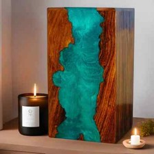 Wooden Urn For Human Ashes, Cremation Urn For Pets Ashes, Memorial Dog Urn