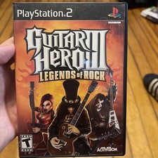 Guitar Hero III 3 Legends of Rock PS2 PlayStation 2 - Complete CIB Video Games