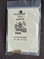 STARFIRE GUN SIGHTS  Patch Worm Puller 10-32 THD  45 50  54 CAL    NOS    EP6