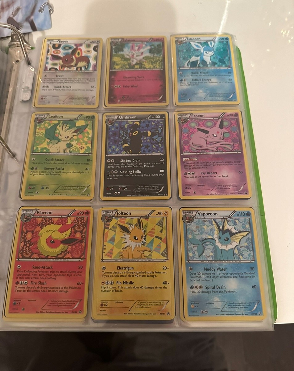 Pokémon Eevee And Eeveelution Promos BW87-BW94 XY04 Sylveon