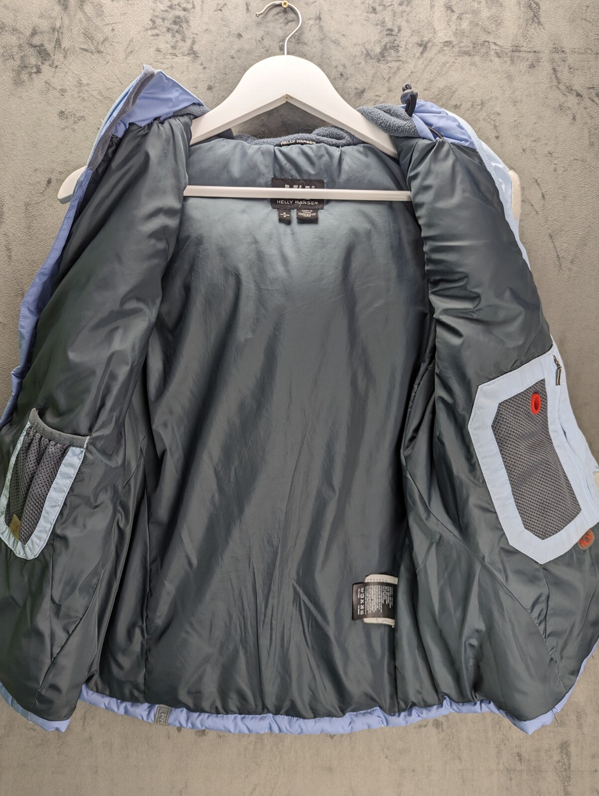 Helly Hansen Gilet Jacket Size Small Blue Down Filled Lined Hiking Outdoor image 9