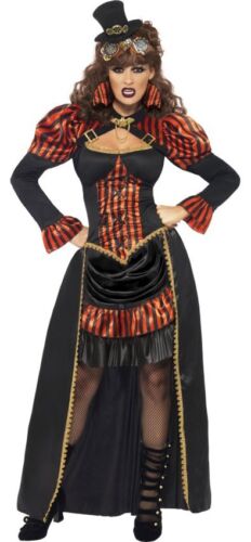 Halloween Ladies Steampunk Victorian Vampiress - Afbeelding 1 van 1