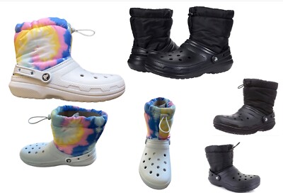 classic lined neo puff crocs