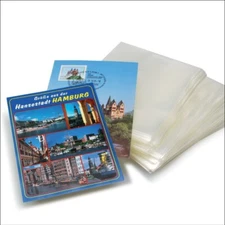 1000 Postcard Sleeves 110X155 Mm New Format 100 My