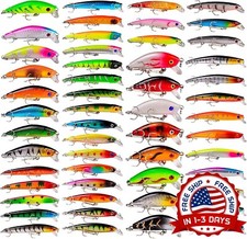 Surtido De Señuelos De Pesca Señuelos De Pesca Calidad 3D Fishing KIT NUEVO US