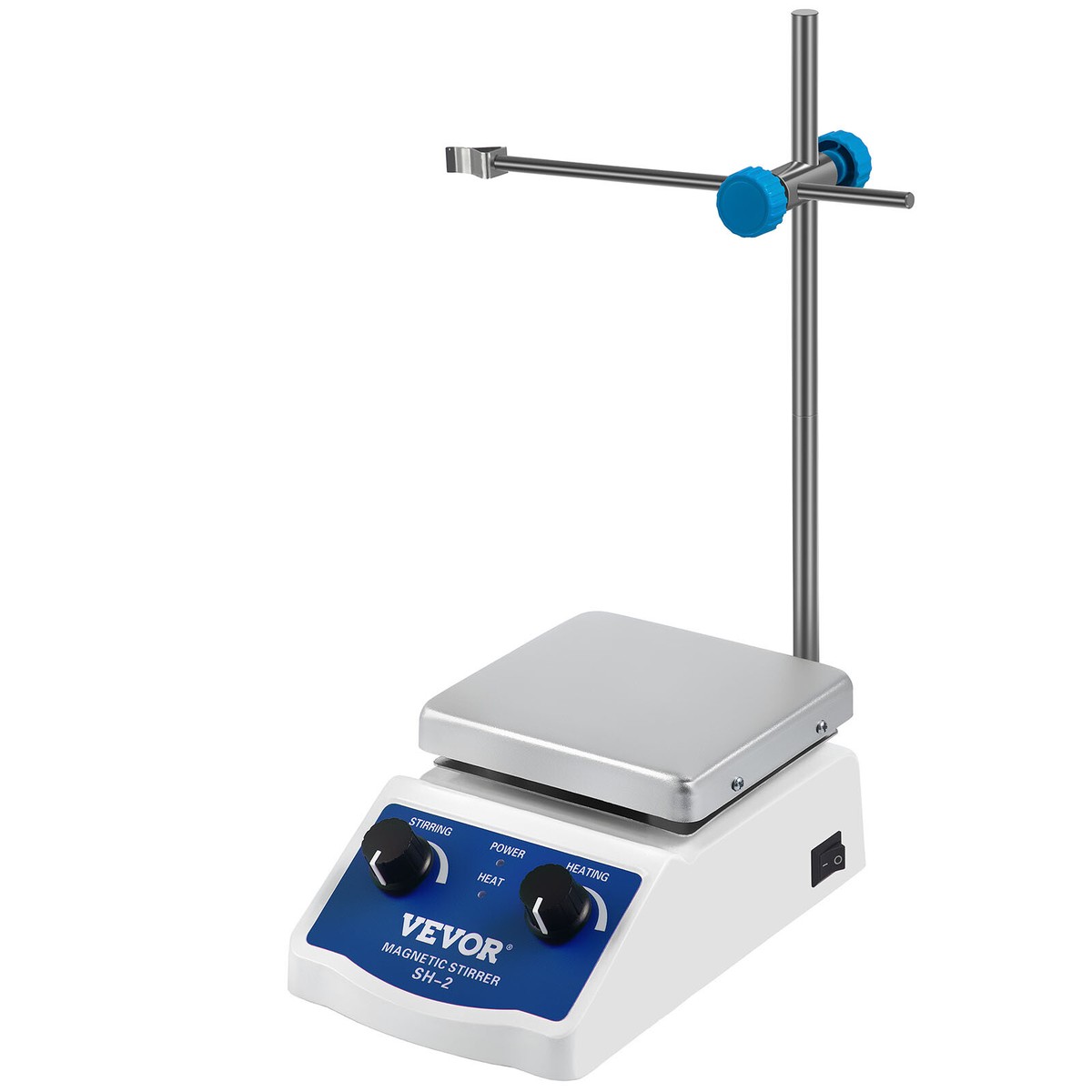 Agitatore Magnetico VEVOR - Piastra Da 21 Litri, 0-1500 RPM, Regolabile