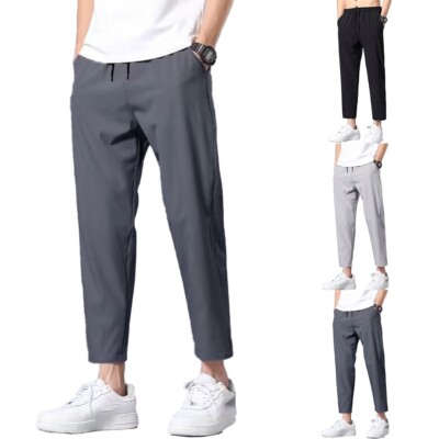 Aktive Track Joggers Hosen für Männer mit stretchbarem Stoff und Taschen