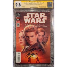 Star Wars: Episode II Attack of the Clones #1 photo cover__CGC 9.6 SS__Signed...