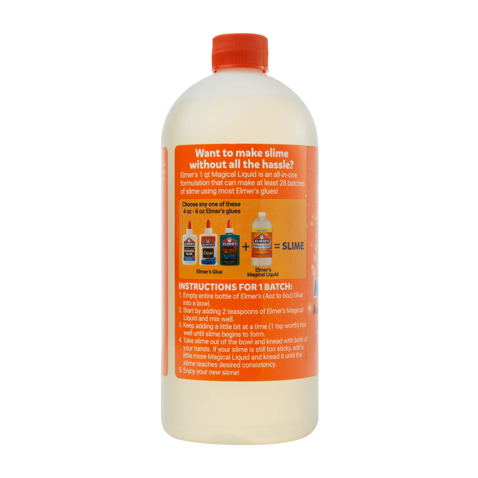 Glue Magical Liquid Slime Activator Solution, 32 oz.