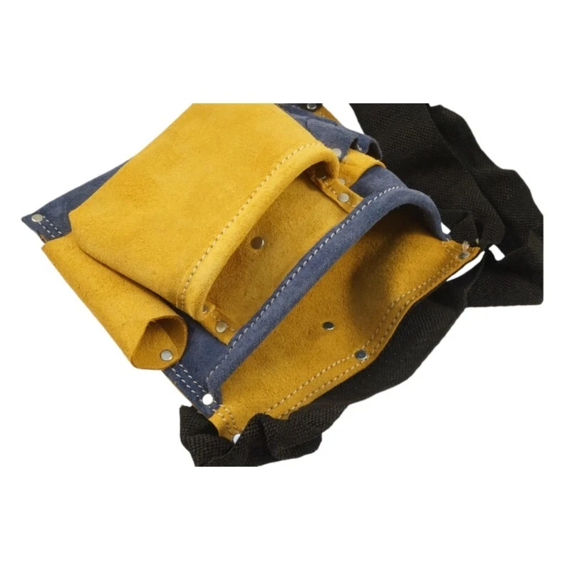 Leder Werkzeuggürtel Gürteltasche Werkzeugtasche Handwerkergürtel Hammerhalter - Bild 2 von 3