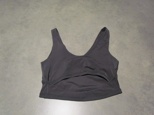 Offline by Aerie Bralette Bra Womens medium gray open back no pads - Picture 2 of 3