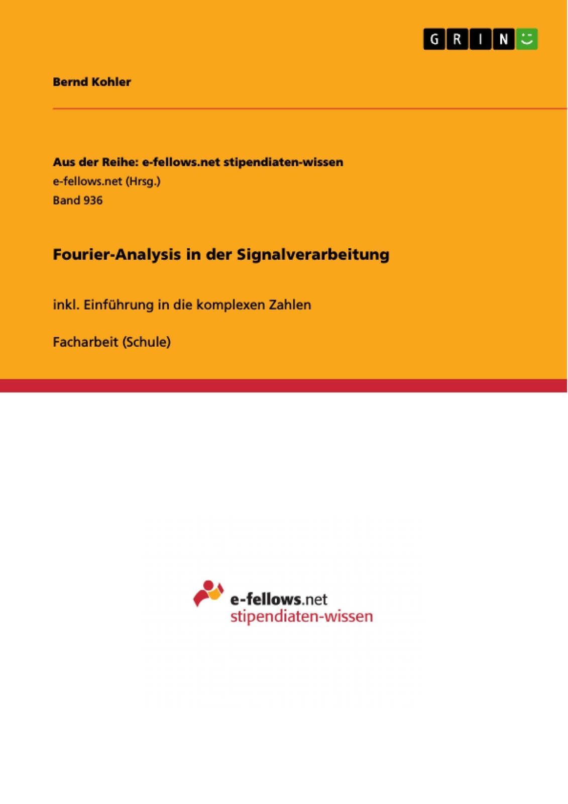 Thumbnail - Bernd Kohler | Fourier-analysis In Der Signalverarbeitung |