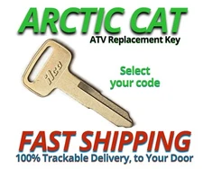 Arctic Cat Keys ATV Replacement Key Cut to your Code B39810-B59597 ALL Metal