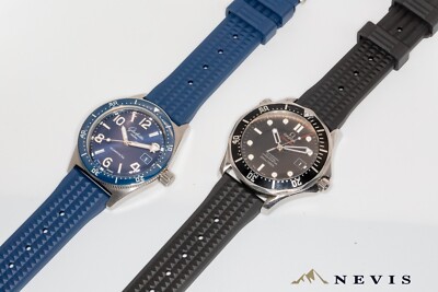 NEVIS Portree FKM Rubber Watch Strap - Durable, Stylish, & Adventure-Ready
