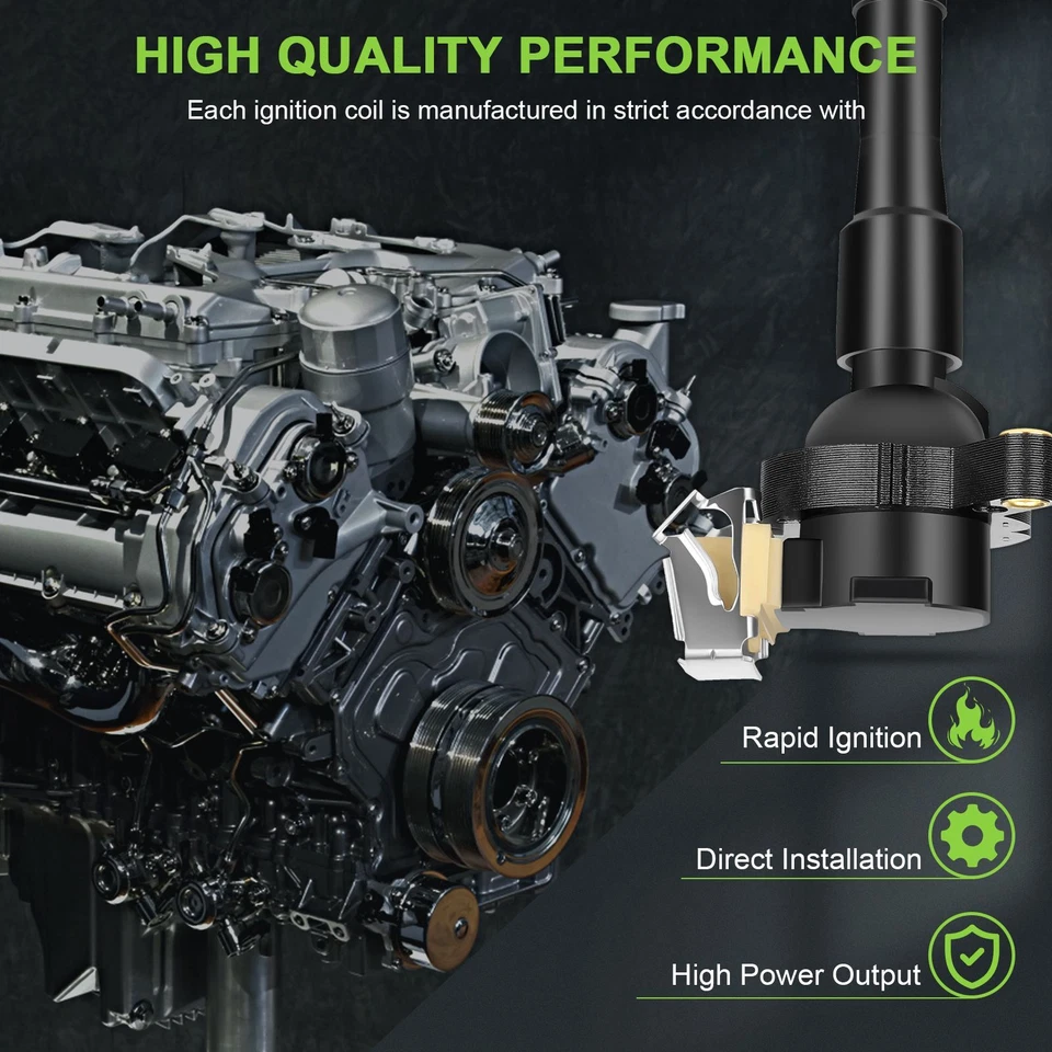 6 bobinas de encendido UF300 para BMW 530i 2001-2002 3,0 L L L6 Foto 2 de 4