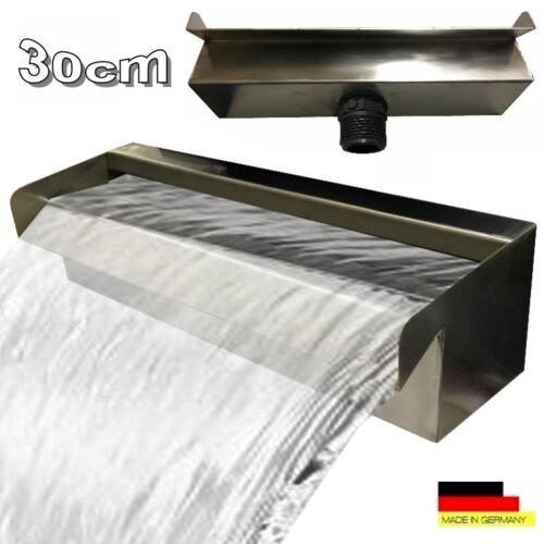Cascata 30 centimetri in acciaio inox cascata fontana V2A "Made in Germany" - Foto 1 di 1