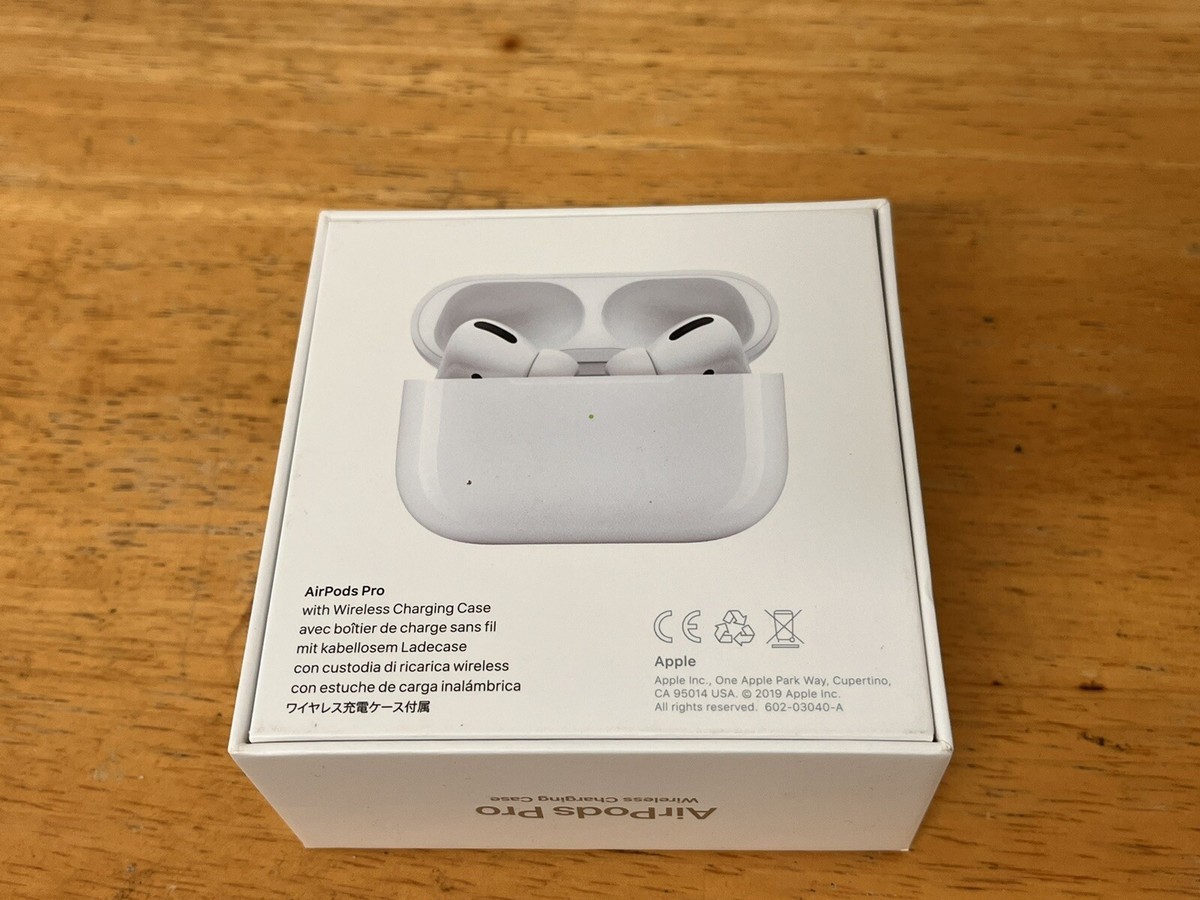 Apple AirPods 本体　A2190 A2083 A2084 管7-25 Apple AirPods Pro Model A2083 A2084 A2190 BOX & PAPERS ONLY White