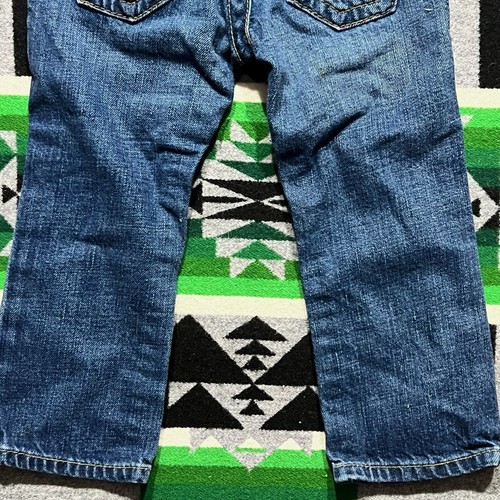True Religion Jeans Youth Size 2 Jack Blue Denim Embroidered Flap Pockets D1 - Picture 10 of 12