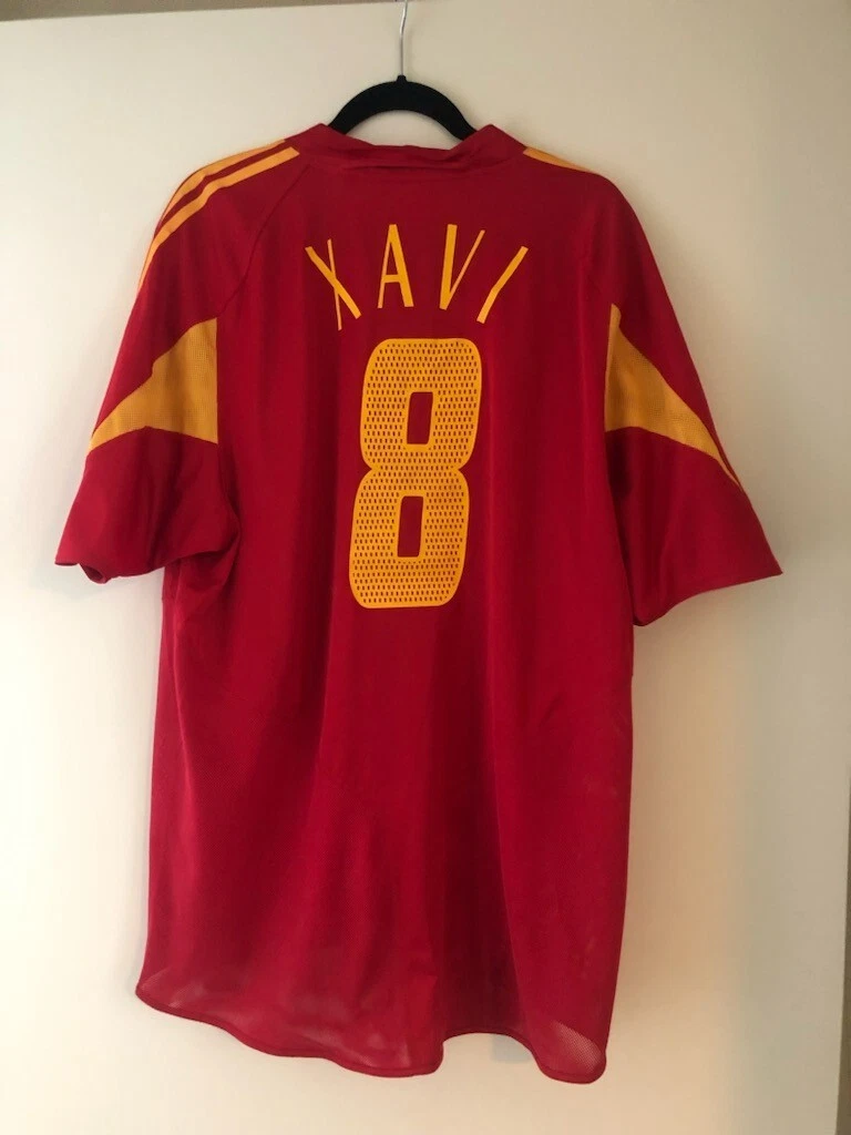 XAVI 8 スペイン代表 ジャージ 2010 ベケット鑑定済 Xavi Hernandez Signed 2010 World Cup Final Spain Soccer Jersey with Be