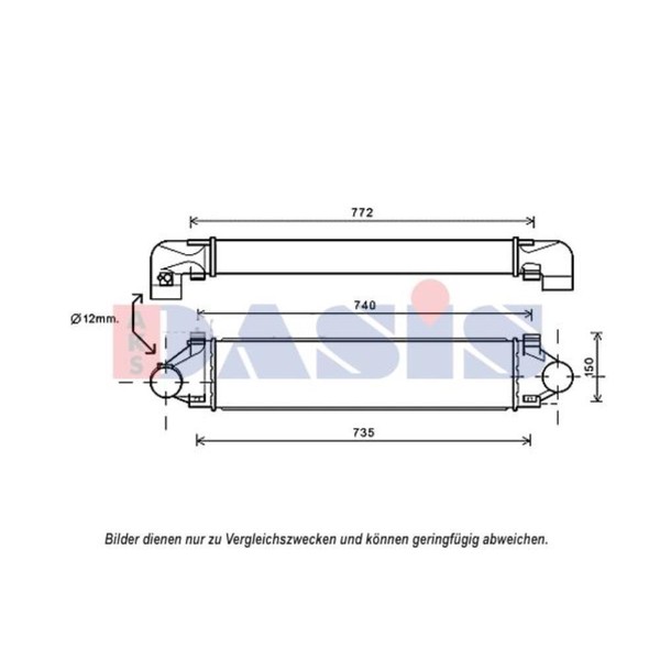 LadeluftküHler FüR Volvo XC60 156 V60 155 157 134 227001N-image