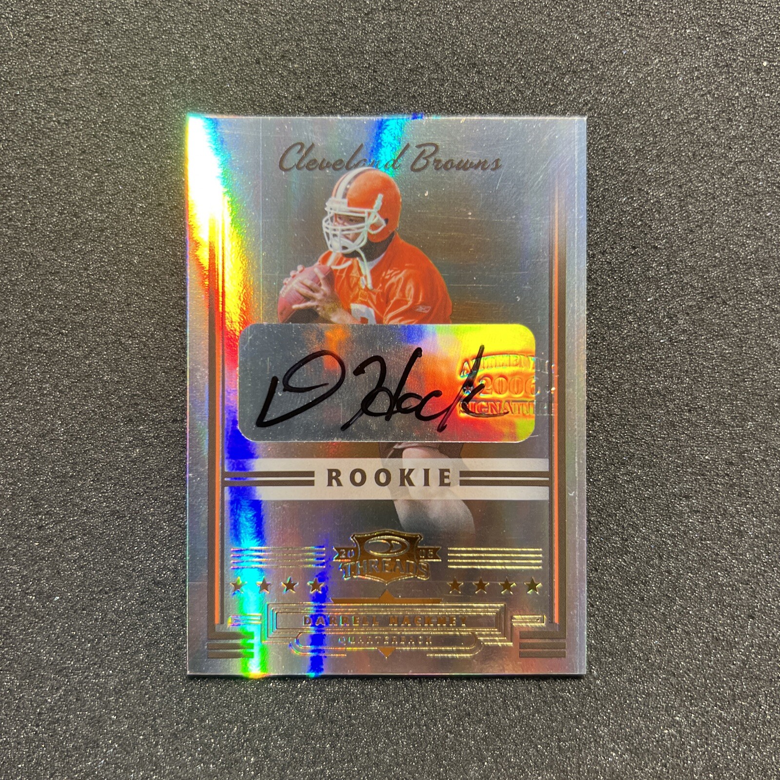 2006 Playoff Threads DARRELL HACKNEY #263 Rookie AUTO 921/999 - BROWNS