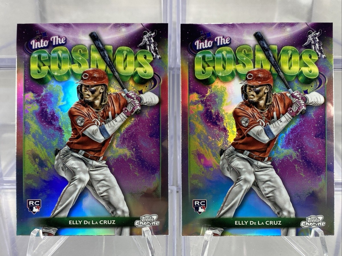 2) 2024 Topps Chrome Cosmic ELLY DE LA CRUZ Into The Cosmos Rookie