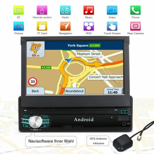 Autoradio e frontalini da auto dimensione 1 DIN con bluetooth per Alpina