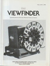 Viewfinder Journal Leica Historical Society of America 1992 IR KL3989