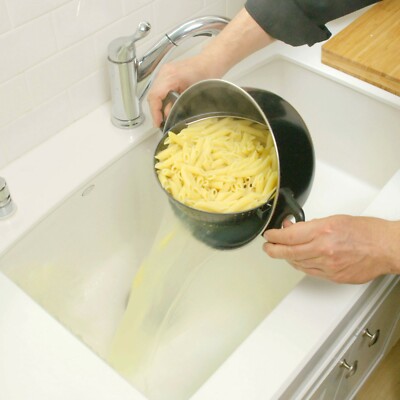 ''B-Ware'' Genius World`s Greatest Pot Topf, Sieb u. Deckel 25 cm 3tlg Zustand:gut
