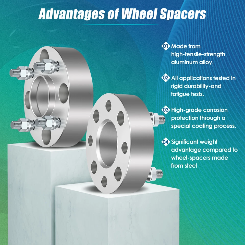 4 piezas espaciadores de rueda centrados en el cubo 4x4,5 4x114,3 para Nissan 240SX 300ZX Máxima Foto 4 de 4