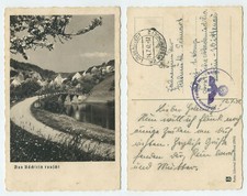 86931 - Das Bächlein rauscht - Feldpostkarte, gelaufen 14.7.1942