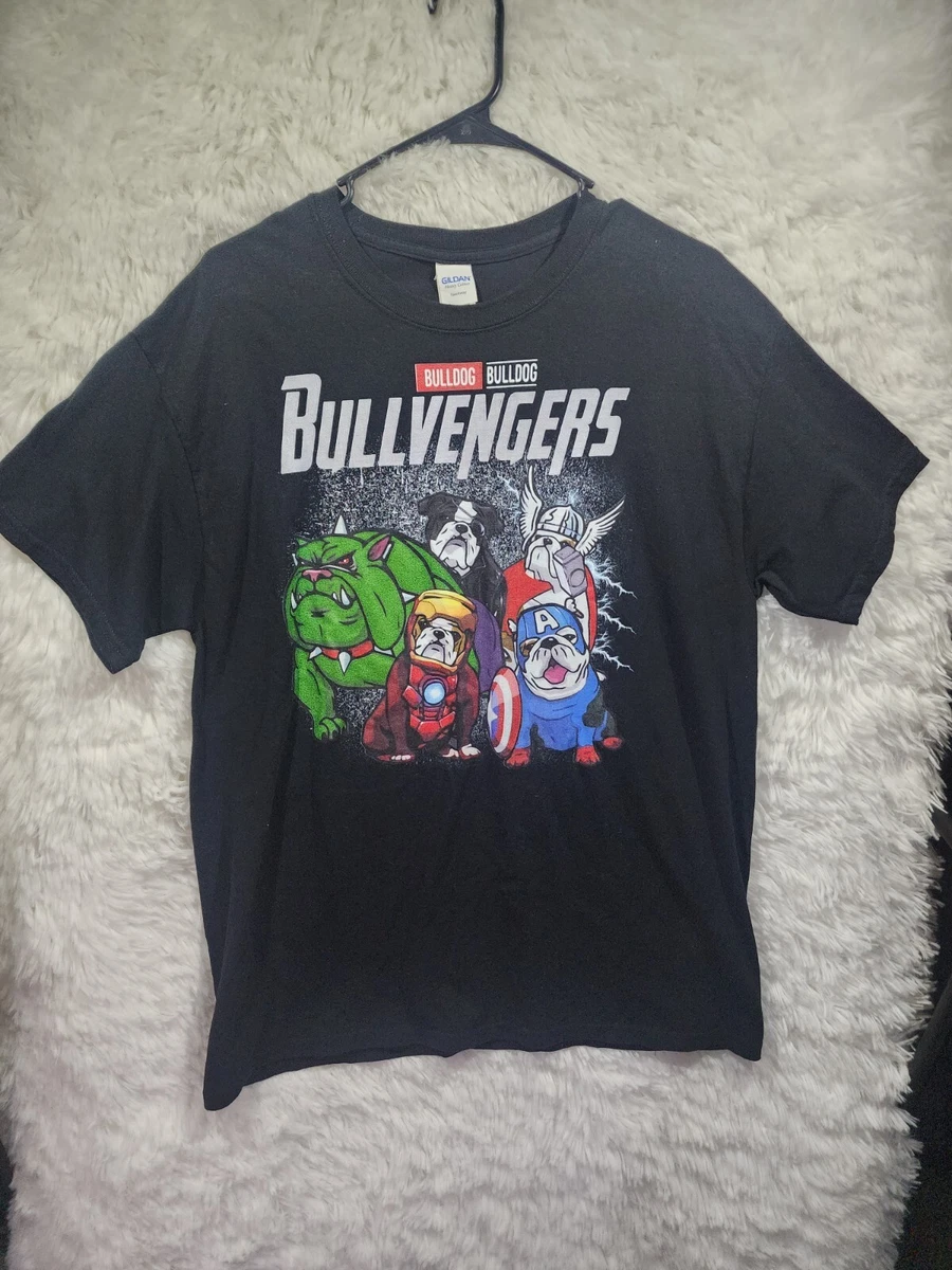 Bulldog avengers t best sale shirt