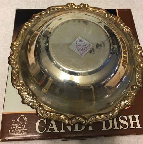❤️REDUCED❤️Sheridan Fine Silver-plate 8” Diameter Candy Dish NO. 10992 NIB - Picture 7 of 12