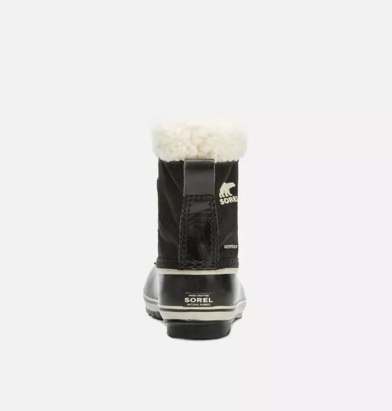 BOTA IMPERMEABLE PARA NIÑOS SOREL $90.00 YOOT PAC™ NYLON, Talla 13 Negra Foto 3 de 4