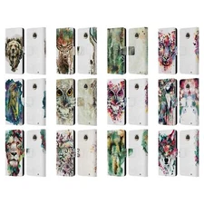 OFFICIAL RIZA PEKER ANIMALS LEATHER BOOK WALLET CASE COVER FOR MOTOROLA PHONES