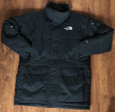 The North Face Mens McMurdo Down Parka HyVent Black Jacket, L size